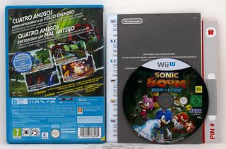 Sonic Boom El Ascenso de Lyric WiiU PAL España