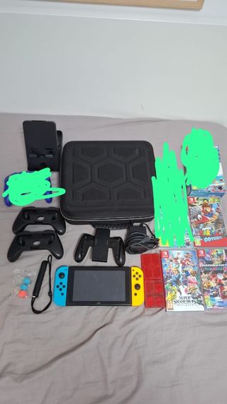 Nintendo Switch + Accesorios + Juegos