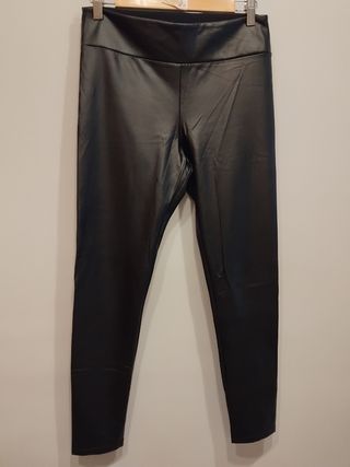 Leggings Efecto Piel Térmicos Negros