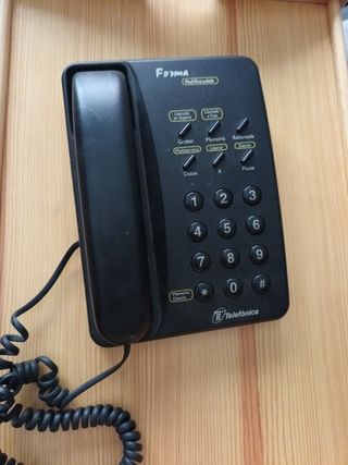 Teléfono Forma Negro