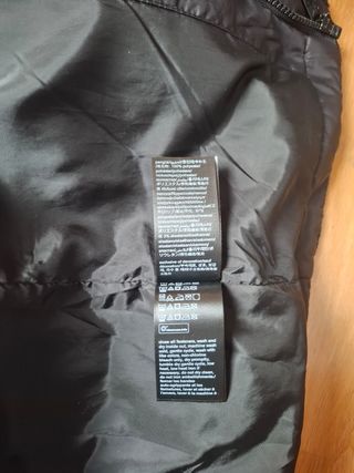 Abrigo acolchado Calvin Klein Jeans negro