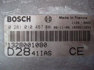 Centralita del motor Fiat Peugeot Citroen 1328001080 0281010487 D2841IAS