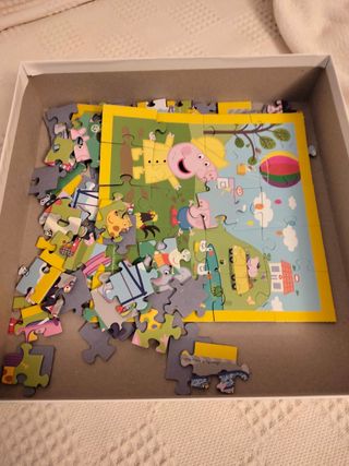 Puzzle Peppa Pig 3 en 1 Trefl