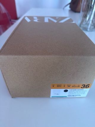 Sandalias Zara Mules Flor Verde Talla 36
