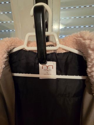 Parka juvenil M beige