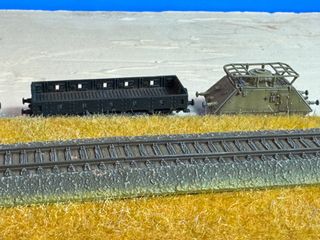 Miniatura tren alemán WW2 escala 1/144