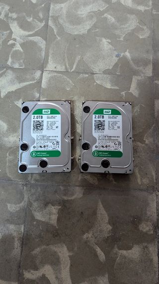 2 Discos Duros WD 2TB