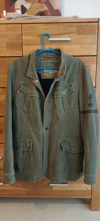 Chaqueta Skunkfunk verde hombre