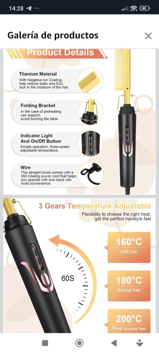 Alisador pelo profesional