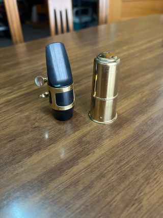 Boquilla Saxo Soprano (con abrazadera y boquillero