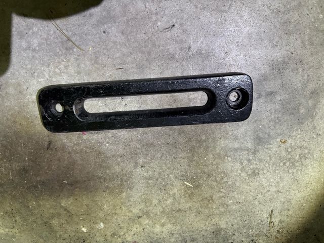 Guía cables para cabrestrante de hierro.