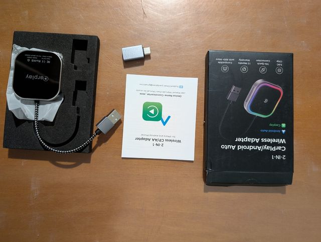 Adaptador CarPlay/Android Auto Inalámbrico