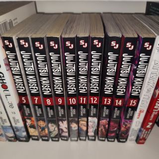 Jujutsu Kaisen volumes 0-5 & 7-15 (english)