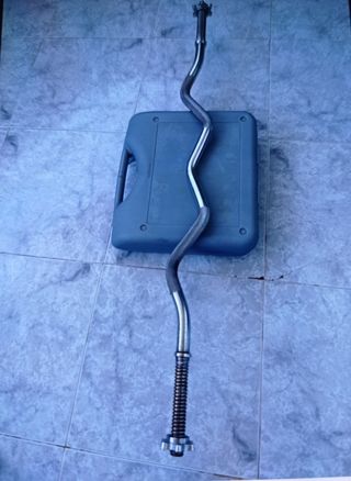Barra Z Cromada para Pesas