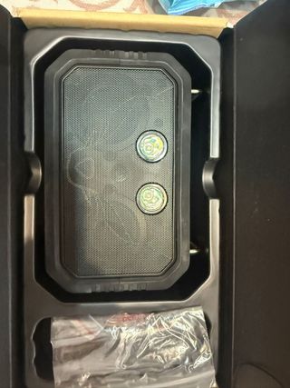 Altavoz Bluetooth Negro y Multicolor