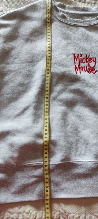Sudadera Disney Mickey Mouse Gris Talla L