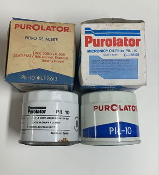 Filtros Aceite Purolator Seat 600 y Seat 850
