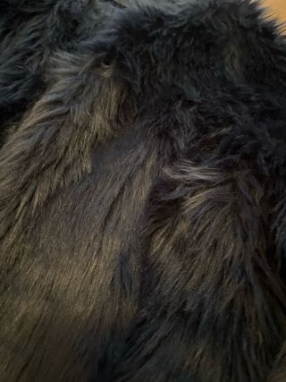 Chaqueta pelo Zara azul marino