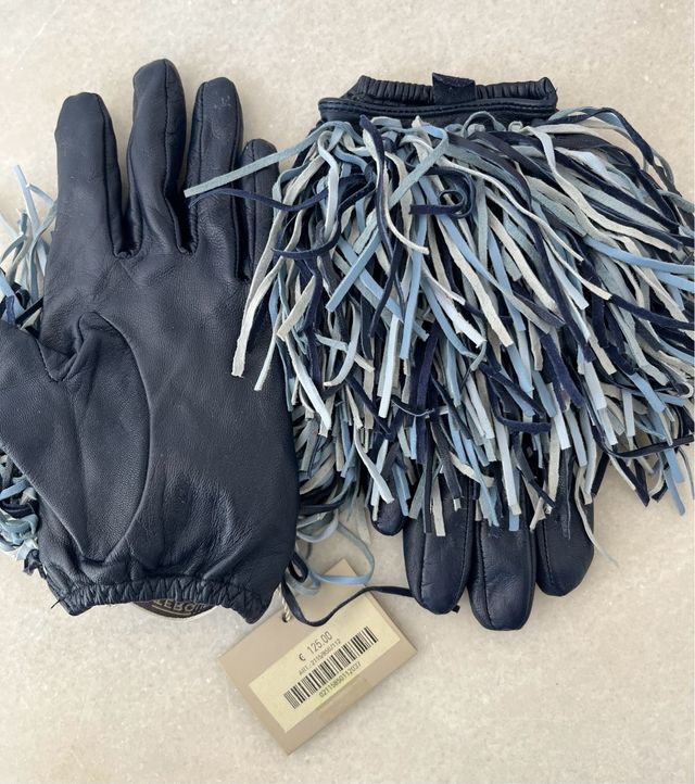 REBAJA!!!Guantes Uterqüe Piel y Ante Talla S