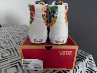 Vans Sk8-Hi Zapatillas Multicolores Blancas