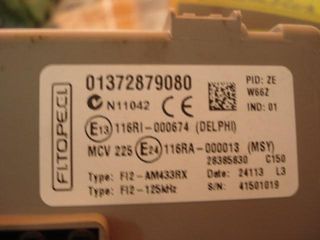 BSI Caja de fusibles CITROEN 01372879080