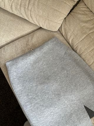 Topshop Falda Gris Asimétrica 