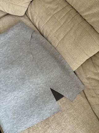Topshop Falda Gris Asimétrica 