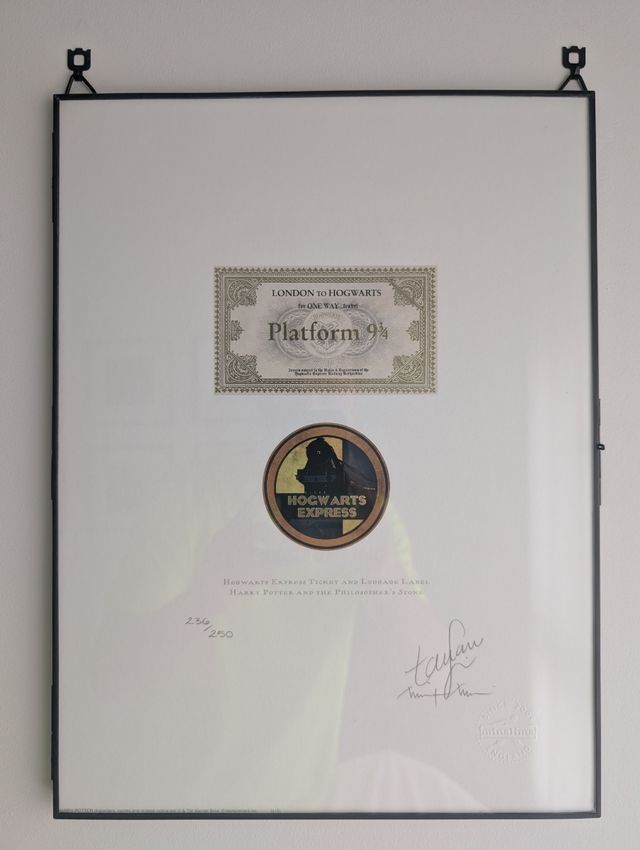Billete Hogwarts Express Harry Potter coleccionist