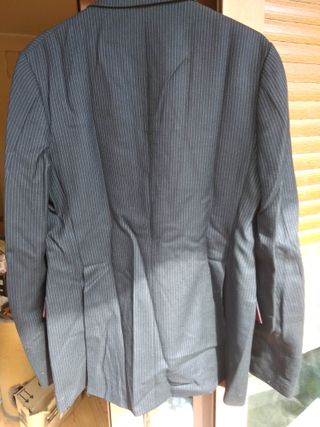 Traje 2 Piezas Cosido a Mano Raya Diplomática