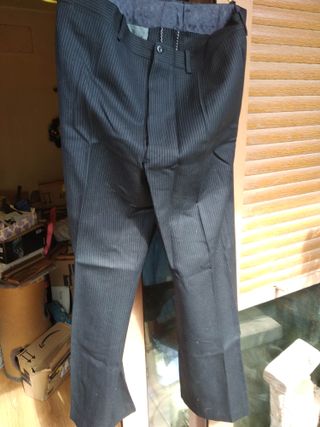 Traje 2 Piezas Cosido a Mano Raya Diplomática