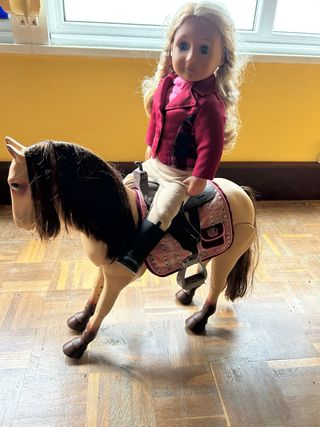 Nancy con caballo y accesorios