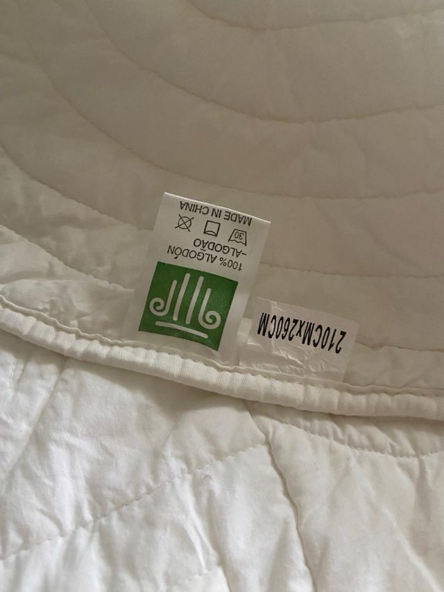 Colcha Algodón Cama 90cm