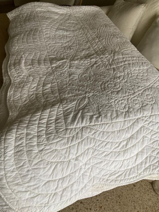 Colcha Algodón Cama 90cm