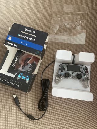 Mando Nacon PS4 LED Iluminado Compacto