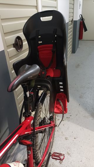 Sillita bebé para bici