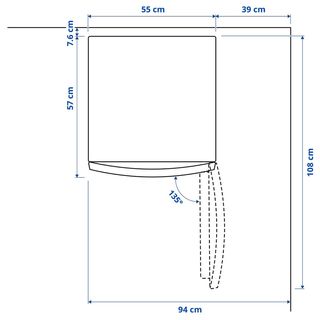 Nevera pequeña Ikea LAGAN