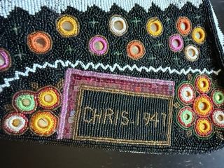 Pochette Dior perle Chris 1947