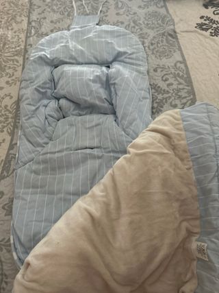 Saco para silla de bebé azul