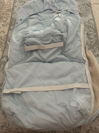 Saco para silla de bebé azul