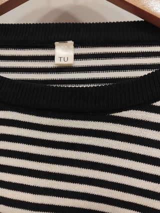 Jersey de Rayas Negro y Blanco