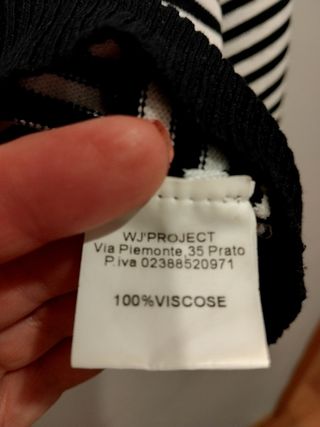 Jersey de Rayas Negro y Blanco