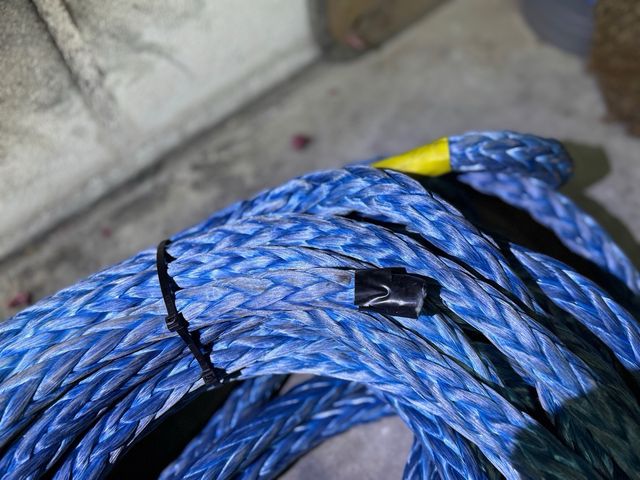 Cuerda sintética para cabestrante