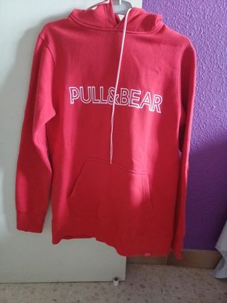 Sudadera Pull&Bear Roja