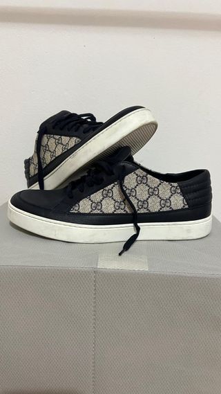 Zapatillas Gucci Beige y Negro