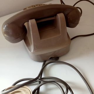 Telefono fisso Italtel vintage grigio