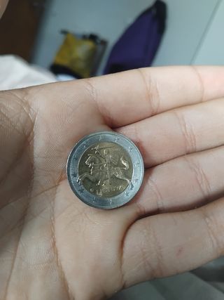 Moneda de LIETUVA 2017 con error