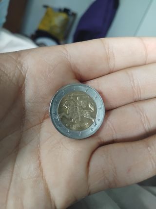 Moneda de LIETUVA 2017 con error