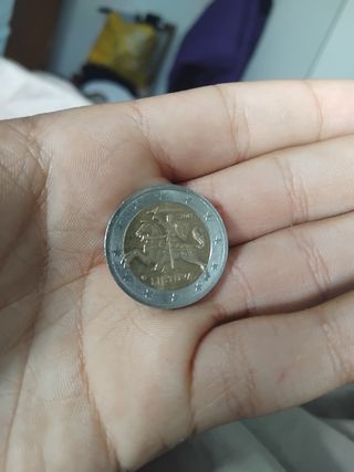Moneda de LIETUVA 2017 con error