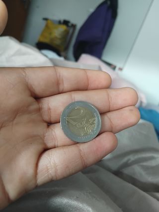 Moneda de LIETUVA 2017 con error