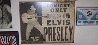 Poster vintage solo stasera di Elvis Presley